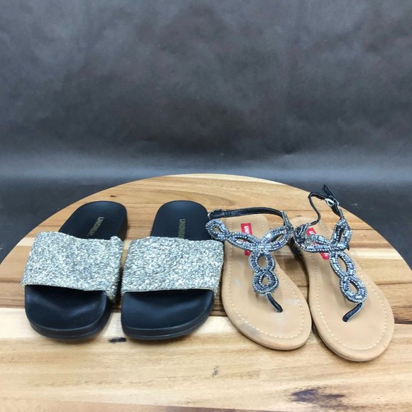 UnionBay Sandals 2 Pack Black Little Kids Size 13 - Picture 1 of 6